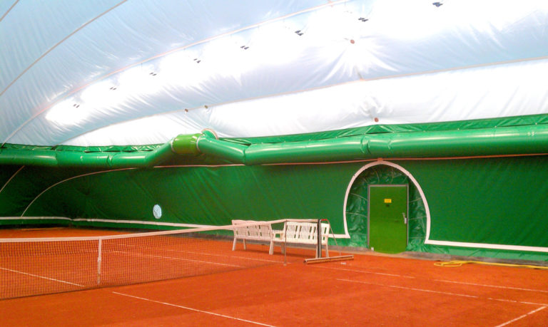 Traglufthalle Tennisplatz